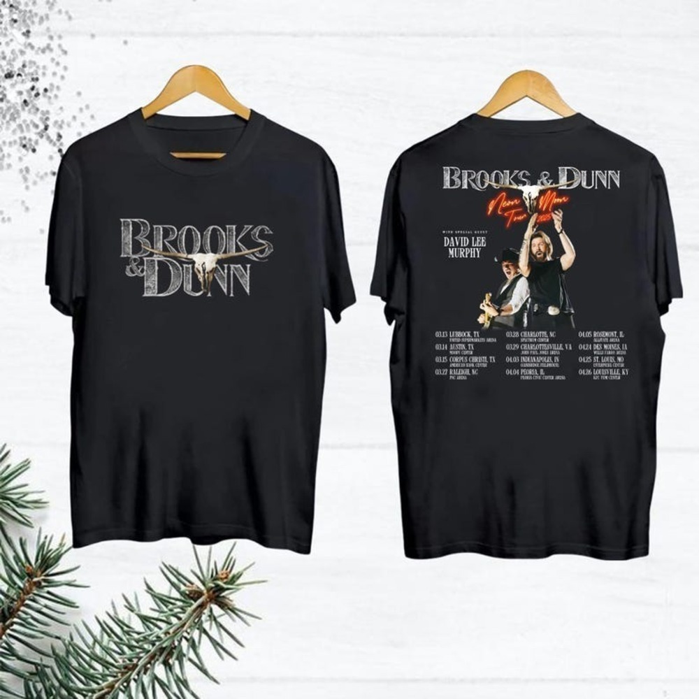 2025 Brooks And Dunn Neon Moon Tour Shirt Brooks & Dunn Shirt 2 Sided